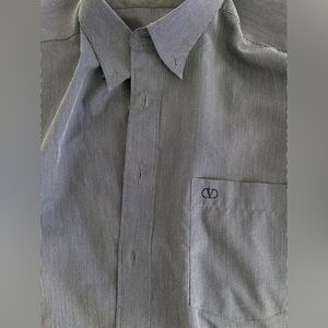 VALENTINO blue oversized button-up